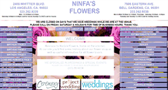 Desktop Screenshot of ninfasflowersngifts.com